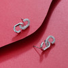 子佩集S925银【双生扣】耳钉【Z13568】2111 商品缩略图2