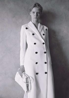 高级质感双排扣风衣