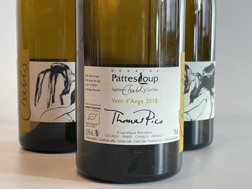 帕特斯卢普酒庄夏布利天使之风白葡萄酒2018 Thomas Pico-Domaine Pattes Loup Chablis Vent D'Ange 2018 商品图2