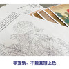 恽寿平没骨工笔花鸟画白描底稿花卉册页小品一套十幅册页尺寸33×50厘米SP93 商品缩略图3