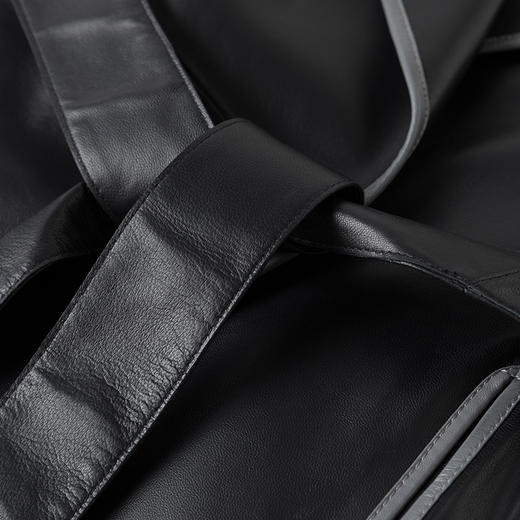 EITIE爱特爱冬季新款气质修身显瘦中长款羊皮革大衣皮衣6893507 商品图4