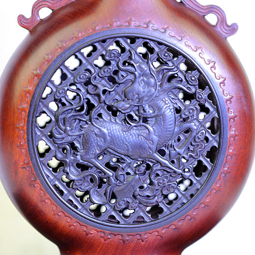 麒麟献瑞°酸枝花瓶 商品图2