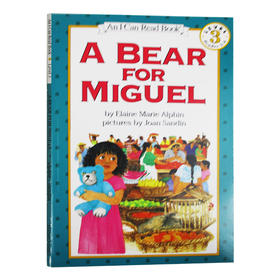玛丽亚的小熊 英文原版 A Bear for Miguel I Can Read 美国少儿分级读物 英文版儿童英语课外阅读 汪培珽推荐书单 进口原版书籍
