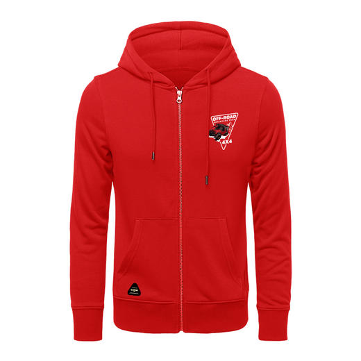 offroad越野图案印花4X4简约拉链带帽外套男士青年日常户外休闲服 NMT-1770 商品图4