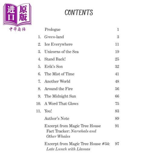 【中商原版】Magic Tree House 33 Narwhal on a Sunny Night 神奇树屋第一季33平装 儿童初级章节书 小初文学 6-9岁 英文原版 商品图2