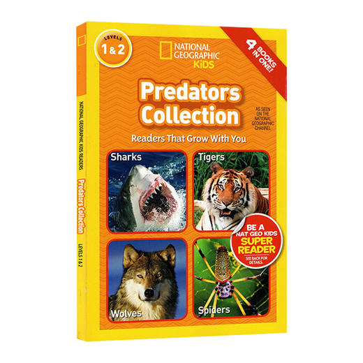 美国国家地理儿童百科分级读物 National Geographic Kids Readers: Predators Collection国家地理儿童分级读物：食肉动物合集 商品图0