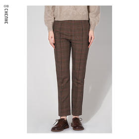 臣禾经典复古【格纹烟管裤】9203060177