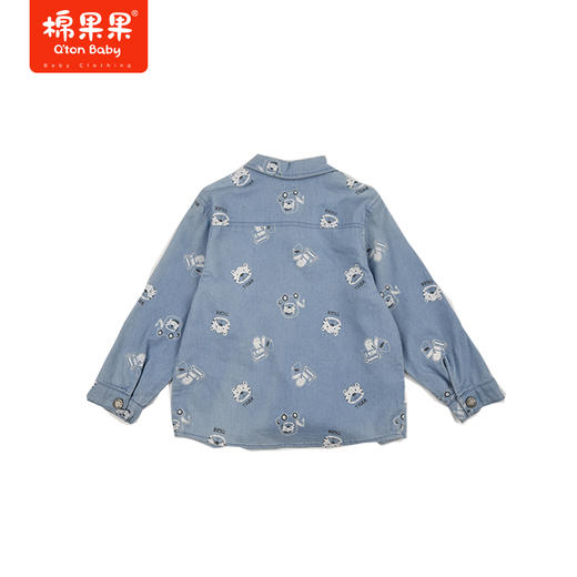商场同款棉果果春季男童满印衬衫M112150222067 商品图2