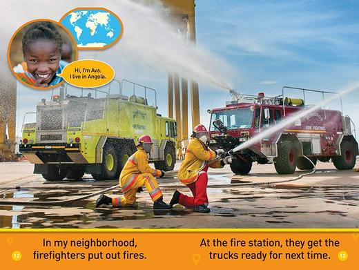 美国国家地理分级读物 英文原版 National Geographic Kids Readers Pre-reader Helpers in Your Neighborhood 进口书籍 商品图1