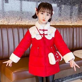 SYCB-唐装旗袍女童汉服古装仙冬装加棉加厚