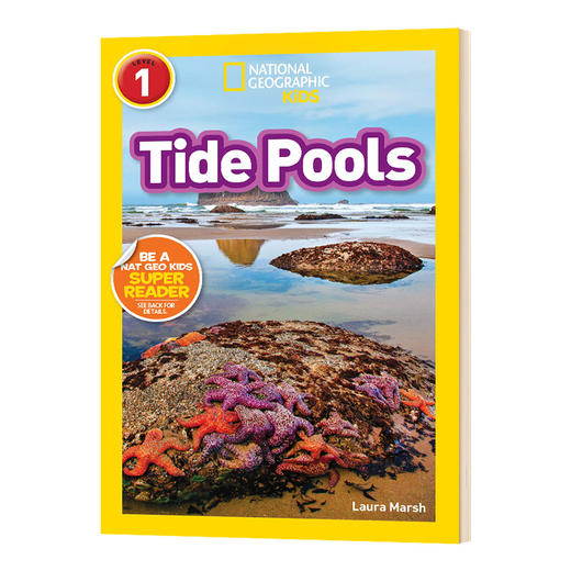 美国国家地理分级阅读读物 潮汐地 英文原版 National Geographic Kids Readers L1 Tide Pools 英文版 进口英语书籍 商品图0