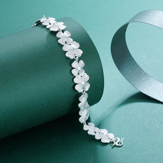 子佩集S990银【婆婆纳】手链【QFSL003】花丝2112 商品图5