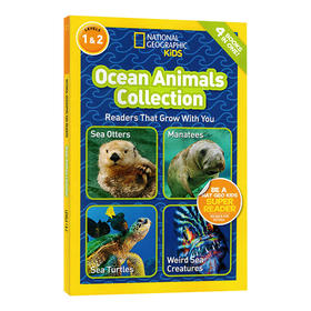 美国国家地理儿童百科分级读物 海洋动物合集 英文原版 National Geographic Readers Ocean Animals Collection 英文版 进口书