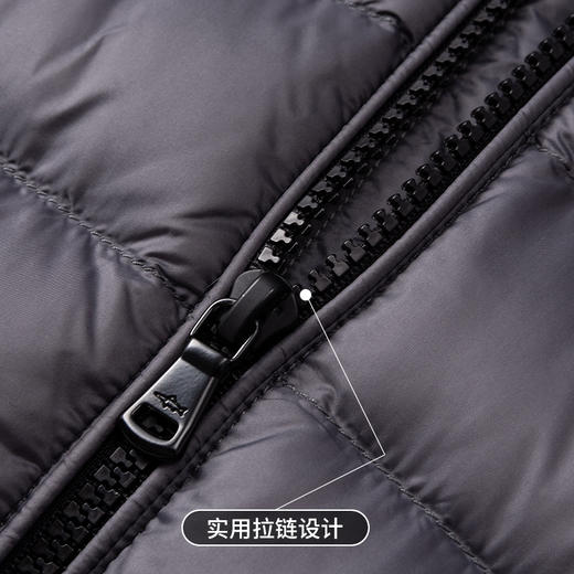 GOOD LUCK/【商场同款】德鲨新款防风保暖直充白鸭绒羽绒服KR16561-814 商品图7