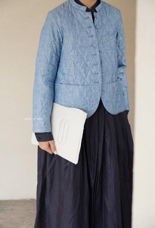 ECOLE DE CURIOSITES 经典菱格短外套 商品图3