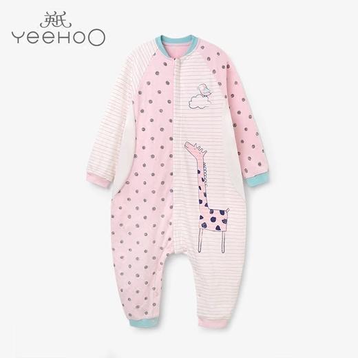 英氏婴儿睡袋夏季薄款宝宝分腿睡袋防踢被 薄款不夹棉182B0342 商品图0