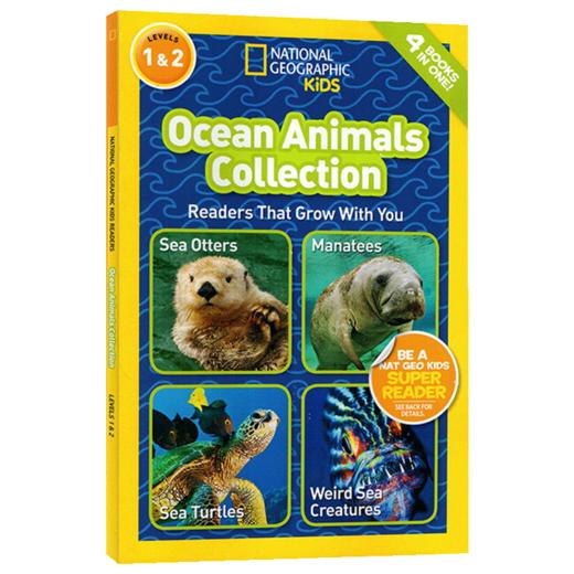 美国国家地理儿童百科分级读物 海洋动物合集 英文原版 National Geographic Readers Ocean Animals Collection 英文版 进口书 商品图1