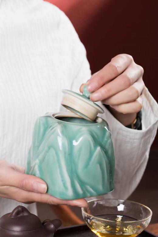 萌虎下山摆件+茶叶罐 商品图5