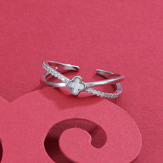 子佩集S925银【琼苞】戒指【R51350401】锆石2111 商品图3