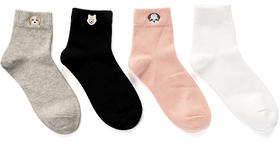 男女中筒袜  百搭/保暖/透气