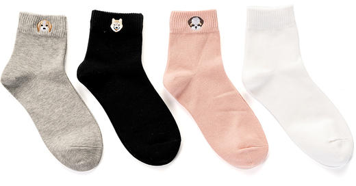 男女中筒袜  百搭/保暖/透气 商品图0