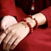 朱砂鎏金拨浪鼓手链10mm 商品缩略图1