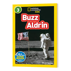 美国国家地理分级读物 航天员奥尔德林 英文原版 National Geographic Readers level 3 Buzz Aldrin 英文版 进口英语书