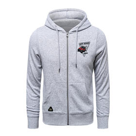 offroad越野图案印花4X4简约拉链带帽外套男士青年日常户外休闲服 NMT-1770