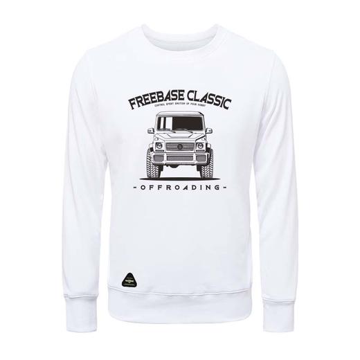 男士合体版型毛圈套头卫衣奔驰大G简约线条印花图案休闲长袖衫型 NMT-1772 商品图0