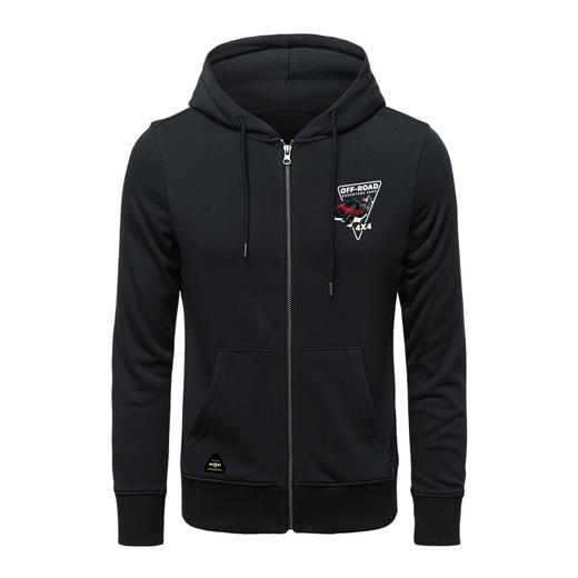 offroad越野图案印花4X4简约拉链带帽外套男士青年日常户外休闲服 NMT-1770 商品图1