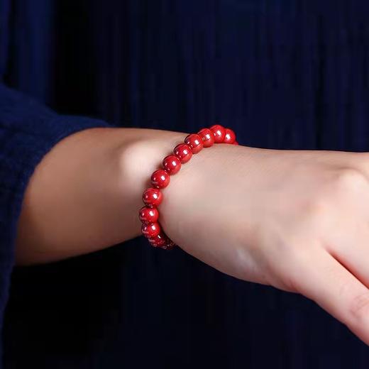 紫金砂手链朱砂手串 10mm(19颗) 红色红手链 首饰饰品礼物 商品图1