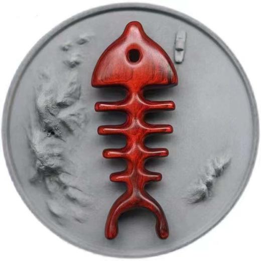 鱼骨按摩梳°紫檀 商品图0