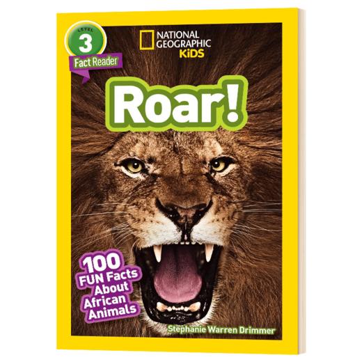 美国国家地理分级阅读 关于非洲动物的100件趣事 英文原版 National Geographic Readers level 3 Roar! 英文版 进口书 商品图3