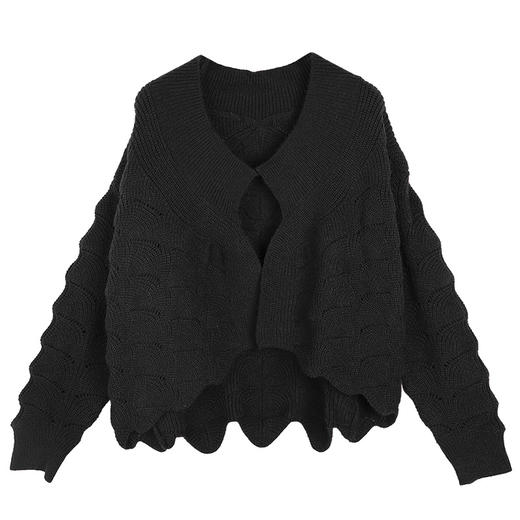 秋冬必备 |掌上明珠复古毛衣 |  枣红色温婉  黑色百搭 | 现货加急发 商品图11