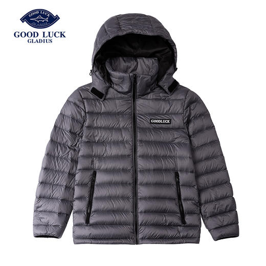 GOOD LUCK/【商场同款】德鲨新款防风保暖直充白鸭绒羽绒服KR16561-814 商品图4