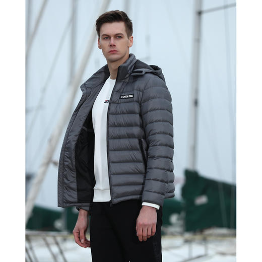 GOOD LUCK/【商场同款】德鲨新款防风保暖直充白鸭绒羽绒服KR16561-814 商品图3