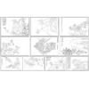 恽寿平没骨工笔花鸟画白描底稿花卉册页小品一套十幅册页尺寸33×50厘米SP93 商品缩略图1