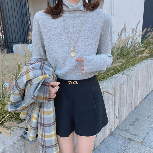 金蘑菇菇断码特价不退不换~【贝克街短裤】复古英伦调调 秋冬配靴子刚需！ 商品图4