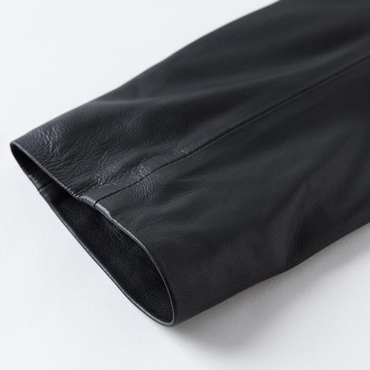 EITIE爱特爱冬季新款个性帅气纯色短款皮衣短外套6893523 商品图4