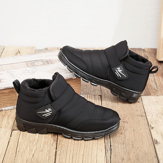 双星经典款情侣防雨布雪地靴 商品图2