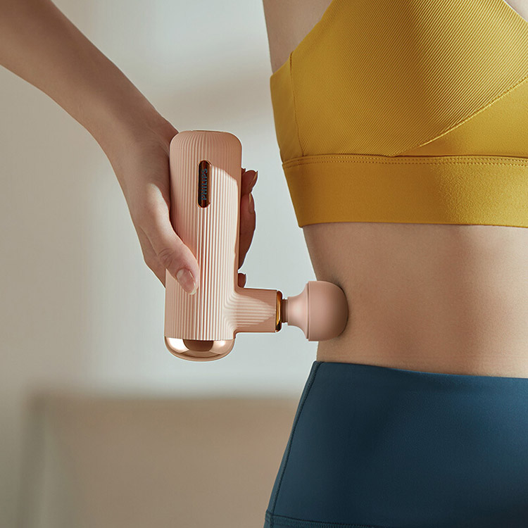 飞利浦PHILIPS筋膜枪肌肉放松按摩仪器迷你mini便携口袋健身电动女生粉色按摩枪