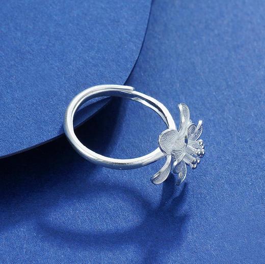 子佩集S990【清福花】戒指【MXJZ007】花丝一朵花2111 商品图5