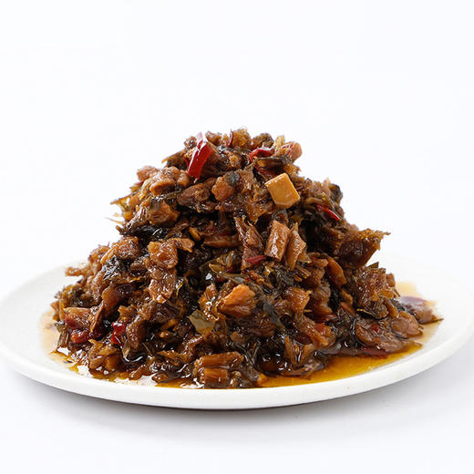 湖南外婆菜农家梅干菜香辣下饭菜拌面咸菜彩椒酱腌菜外婆菜280g 商品图4