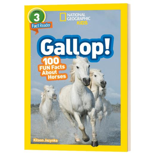美国国家地理分级阅读 关于马的100件有趣事实 英文原版 National Geographic Readers level 3 Gallop! 英文版 进口书籍 商品图3
