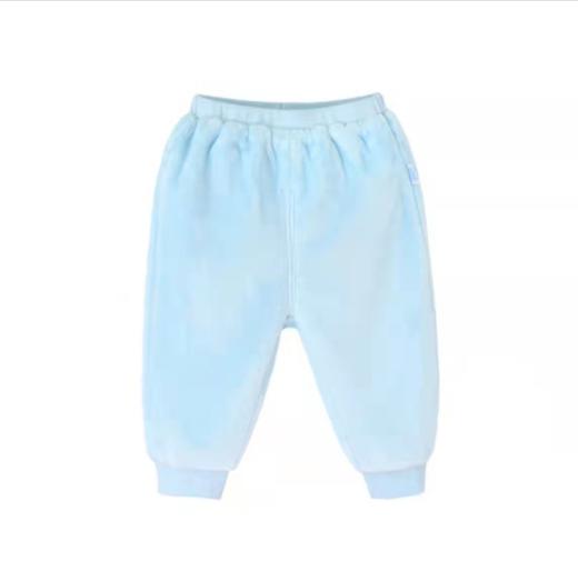 天空之城-英氏-秋冬男女宝法兰绒居家服裤子 商品图0