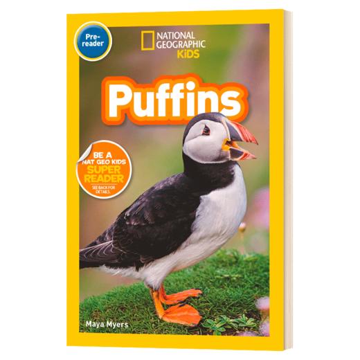 美国国家地理分级读物 海雀 英文原版 National Geographic Kids pre-Readers Puffins 科普百科 英文版 进口英语书籍 商品图3
