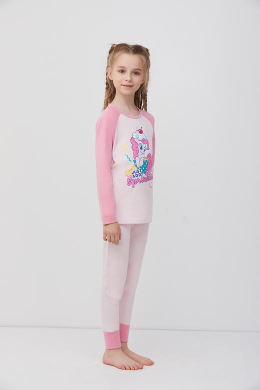 天空之城-AIMER KIDS-小马宝莉暖阳发热单层秋衣裤打底保暖衣裤 商品图2