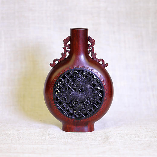 麒麟献瑞°酸枝花瓶 商品图0