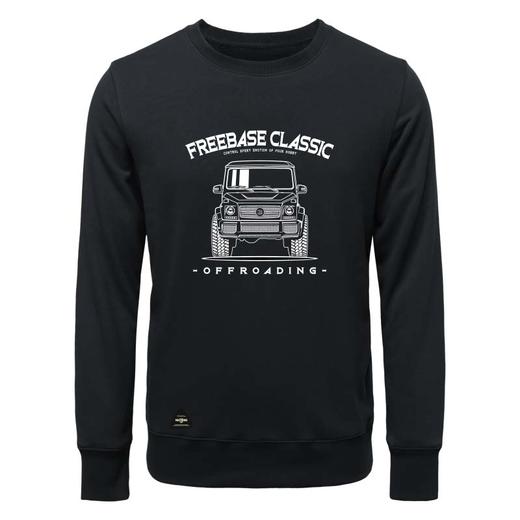 男士合体版型毛圈套头卫衣奔驰大G简约线条印花图案休闲长袖衫型 NMT-1772 商品图1