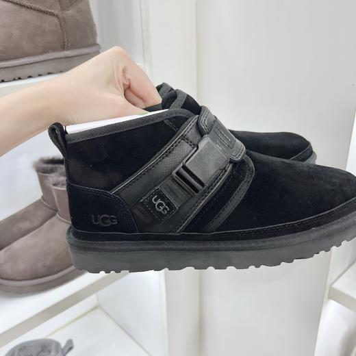 【特价款】男士妞姆搭扣/小贝侧拉链休闲百搭雪地靴， 羊皮毛一体，39-44码 商品图2